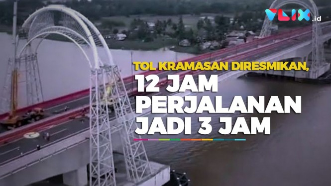 Tol Kayu Agung-Palembang-Kramasan Buka, 12 Jam Jadi 3 Jam!
