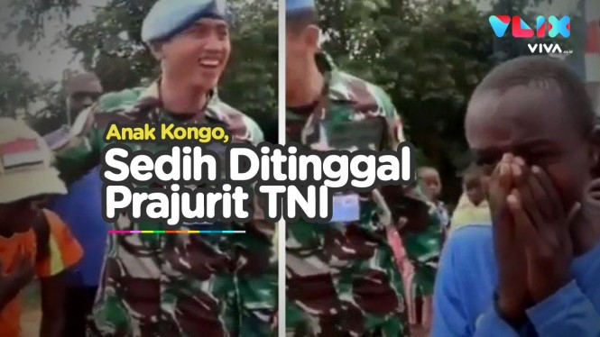 Warga Kongo Nangis Ditinggal Prajurit TNI Pulang Kampung