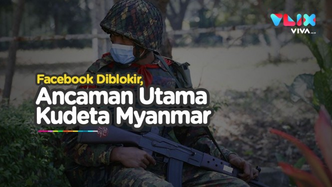 Militer Myanmar Ketakutan, Warga Dilarang Akses Facebook