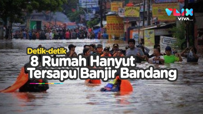 Arus Deras Banjir Bandang Sulawesi Hanyutkan 8 Rumah