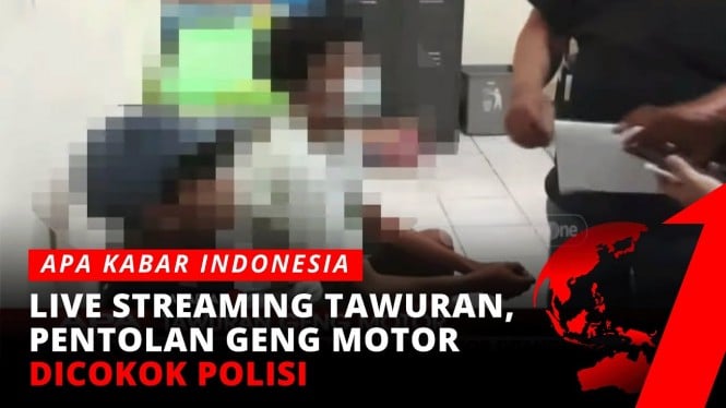 Siarkan Tawuran Live Streaming, Polisi Tangkap Dua Remaja