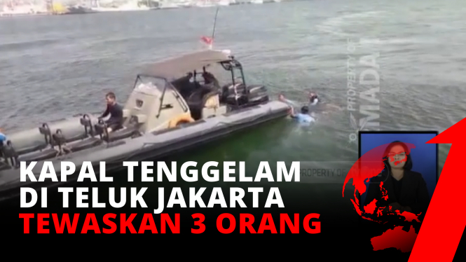 Kapal Ojek Tenggelam di Teluk Jakarta, 3 Orang Tewas