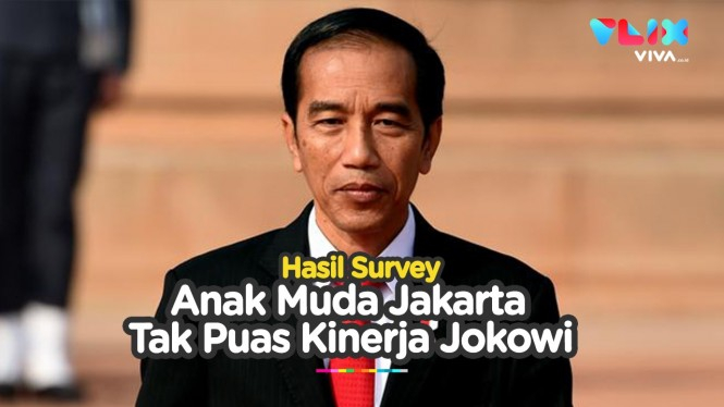 61% Anak Muda Jakarta Tidak Puas dengan Kinerja Jokowi