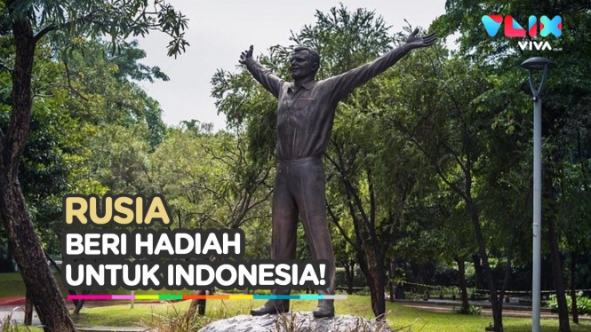 Siapa Patung Yuri Gagarin yang Ada di Taman Mataram