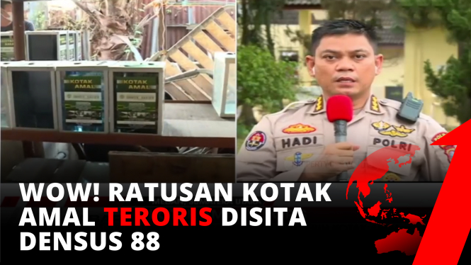 Tim Densus 88 Menyita 500 Lebih Kotak Amal Teroris di Medan