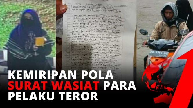 Surat Wasiat Teroris Makassar dan Penyerang Mabes Mirip