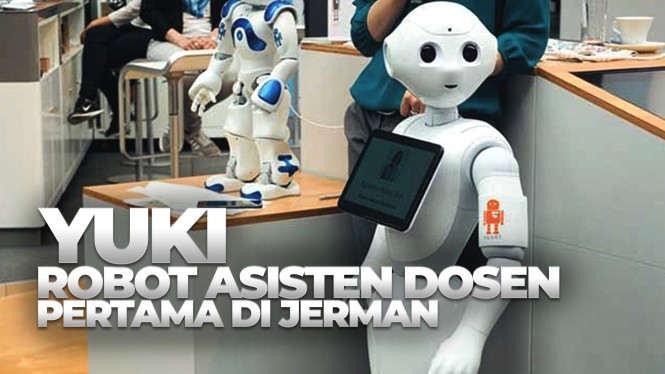 Robot Humanoid Menjadi Asisten Dosen di Jerman