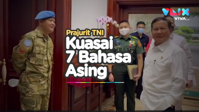 Prajurit TNI Jago Bahasa Asing, Menhan Prabowo Dibikin Kagum