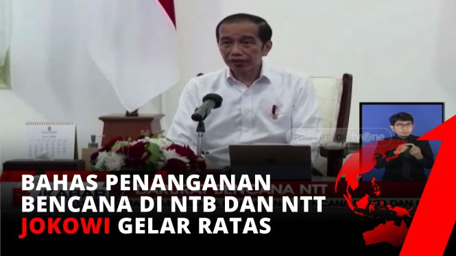 Darurat Bencana NTT, Jokowi Gelar Rapat Kabinet Terbatas
