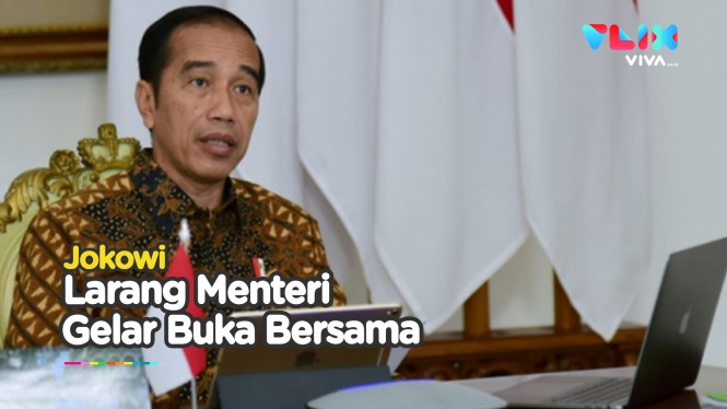 Jokowi Larang Menteri Gelar Buka Puasa Bersama