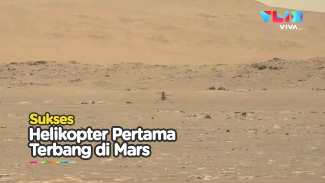 NASA Berhasil Terbangkan Helikopter Pertama di Planet Mars