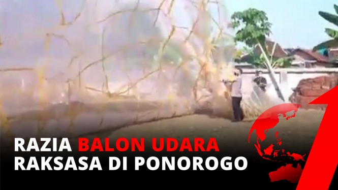 Polisi Gagalkan Warga yang Hendak Terbangkan Balon Udara