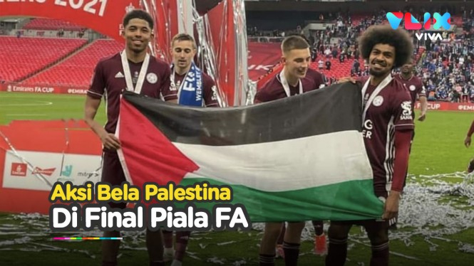Bendera Palestina Berkibar di Final Piala FA!