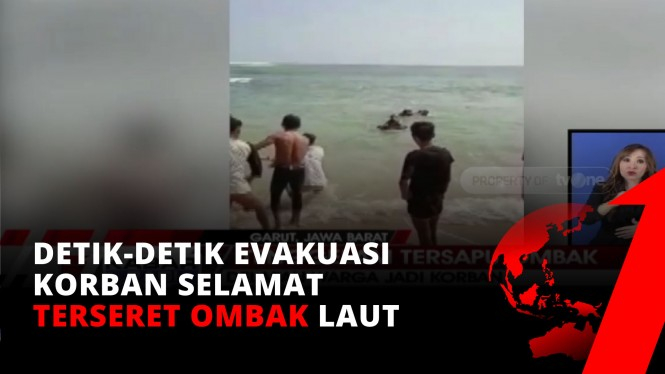 2 Orang Wisatawan Hilang Tersapu Ombak Pantai di Garut