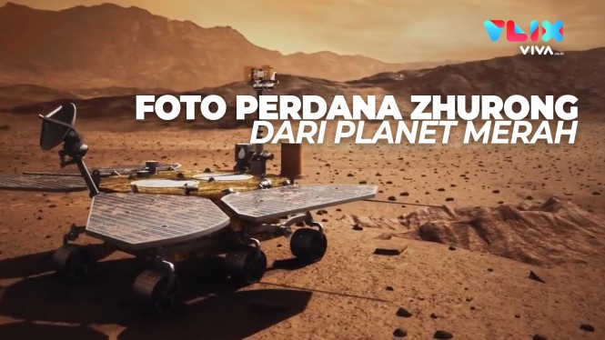 Penjelajah Zhurong Milik China Kirim Foto Perdana dari Mars