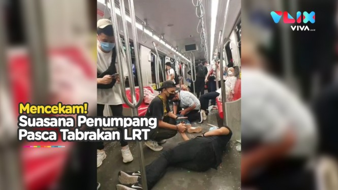 2 Kereta LRT di Malaysia Tabrakan, Ratusan Orang Jadi Korban