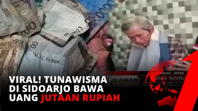 Tunawisma Kaya, Gendong uang Jutaan Rupiah