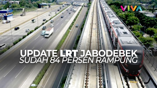 Pembangunan LRT Jabodebek Sudah Mencapai 84 Persen