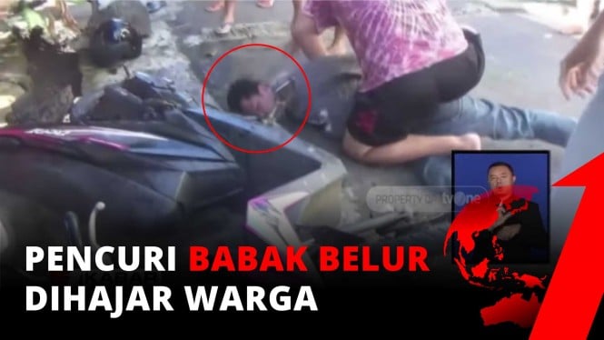 Pencuri Tabung Gas Babak Belur Dihajar Warga di Bengkulu