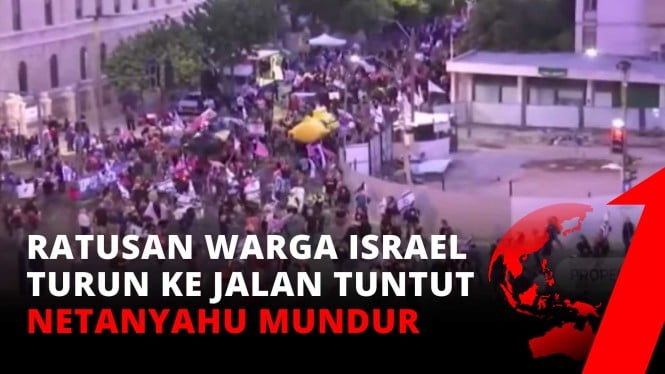 Ratusan Warga Israel Lakukan Demonstrasi Menuntut Netanyahu