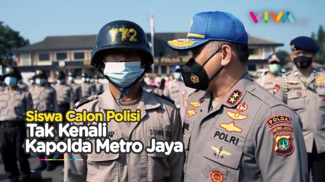 Reaksi Kapolda Metro Saat Tak Dikenali Siswa Calon Polisi