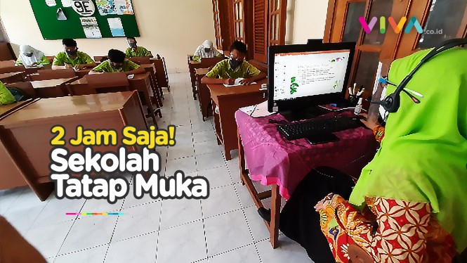 Perintah Jokowi: Sekolah Tatap Muka Hanya Boleh 2 Jam!