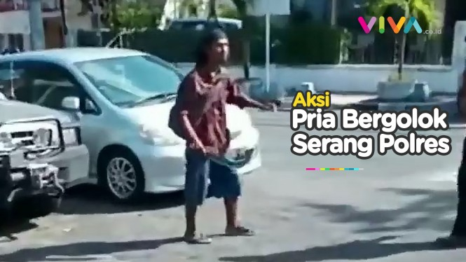 Pria Bawa Golok Mengamuk di Malporesta Yogyakarta
