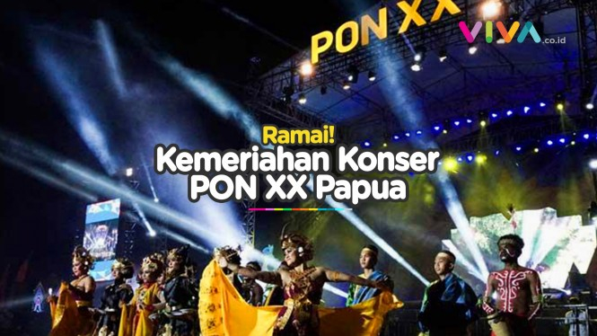 Ribuan Penonton Padati Konser PON XX Papua