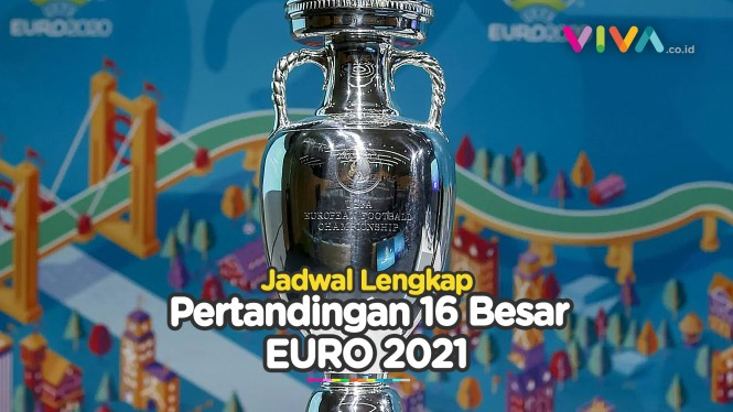 Jadwal Lengkap, Pertandingan 16 Besar EURO 2021