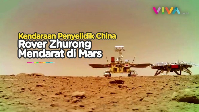 China mulai Penjelajahan dengan Rover Zhurong di Planet Mars