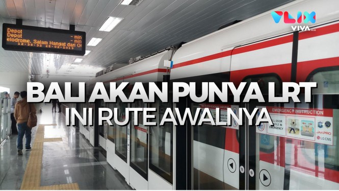 Bali Akan Segera Punya LRT, Ini Rute Fase Pertamanya
