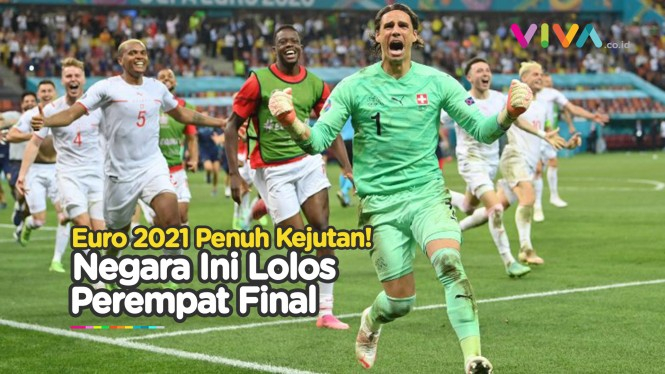 EURO 2021 PENUH KEJUTAN! 8 Negara Ini Lolos Perempat-Final