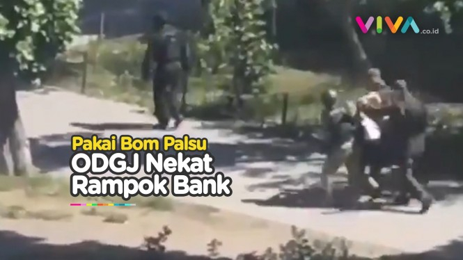 Berbekal Bom Palsu, ODGJ Rampok Bank dan Sandera 3 Pegawai
