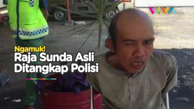 "Raja Sunda Asli" Ditangkap Polisi Usai Hancurkan 2 Motor