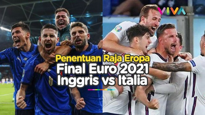 Jadwal Final EURO 2021 Inggris Tantang Italia di Final Ideal