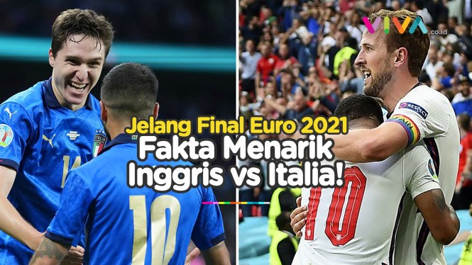 Jadwal dan Fakta Jelang Final EURO 2021, Inggris vs Italia!
