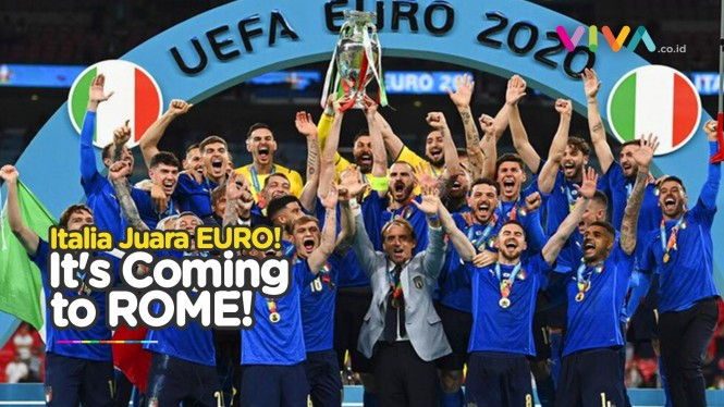 Italia Juara EURO 2021, Inggris Pecah Rekor Tapi Gigit Jari