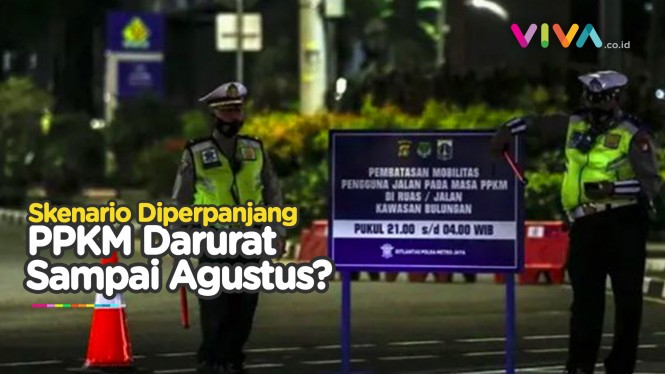 Skenario 6 Minggu, PPKM Darurat Diperpanjang Sampai Agustus? - Vlix.id