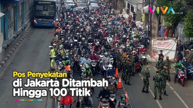 Penyekatan PPKM Darurat Jakarta Diperluas Jadi 100 Titik