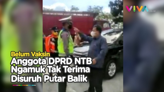 Belum Divaksin, Anggota DPRD NTB Ribut Dengan Polisi