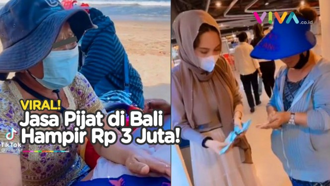 Heboh! Wanita Ini Bayar Jasa Pijit Hampir Rp 3 Juta di Bali