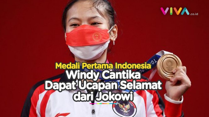 Raih Medali Pertama Indonesia, Jokowi Ucapkan Selamat