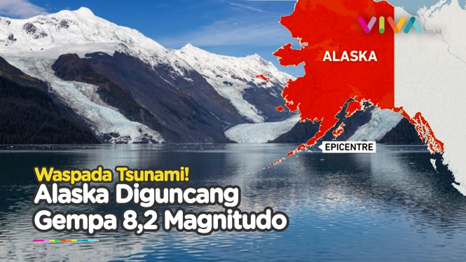 Gempa Dahsyat 8,2 Magnitudo Guncang Alaska