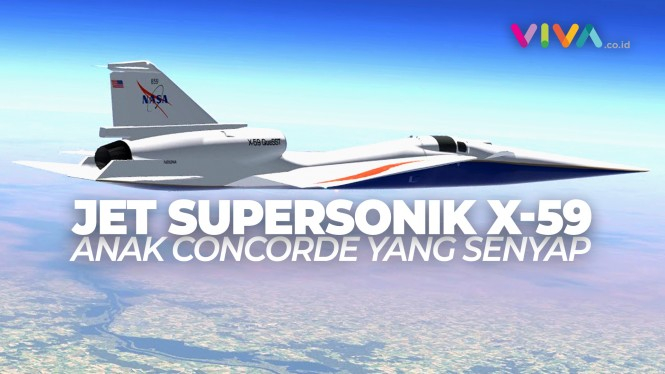 Jet Supersonik X-59, Pesawat Supercepat yang Senyap
