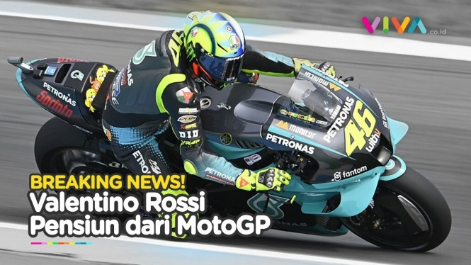Setelah 25 Tahun, Valentino Rossi Pensiun dari MotoGP