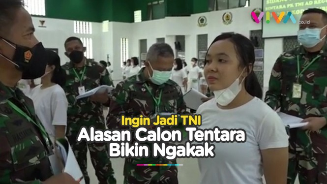 Viral, Alasan Calon Tentara Wanita Ingin Menjadi TNI
