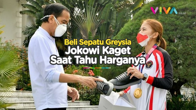 Harga Sepatu Kulit Greysia Polii Bikin Jokowi Kaget