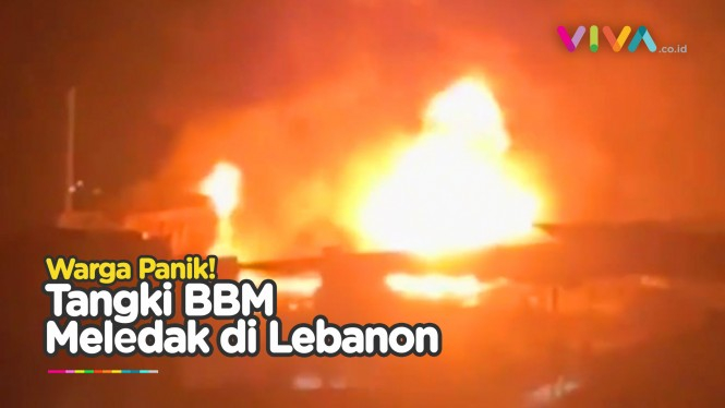 Tangki BBM di Lebanon Meledak, Tewaskan 20 Orang