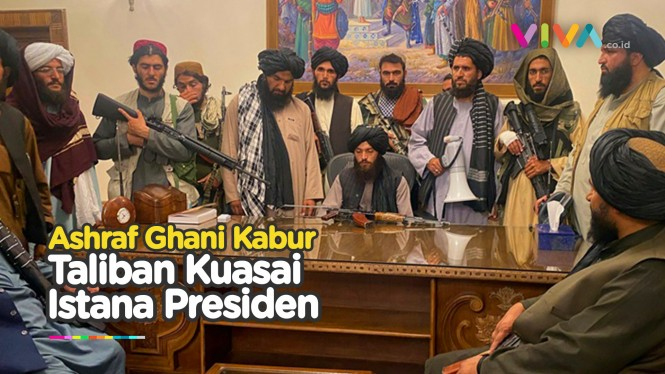 Taliban Berhasil Merebut Istana Kepresidenan Afghanistan