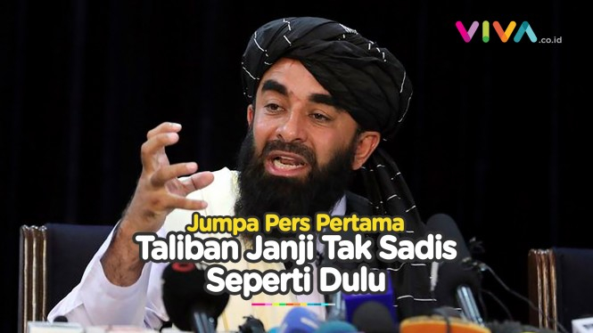 Taliban Gelar Jumpa Pers Pertama Usai Rebut Afghanistan